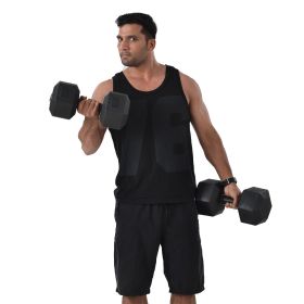 (Total 44lbs, 22lbs each) Weights dumbbells set, Dumbbells for for Men, Women - Vinyl Dumbbell Set for Gym, Home Workout. Pair, black (Color: as Pic)